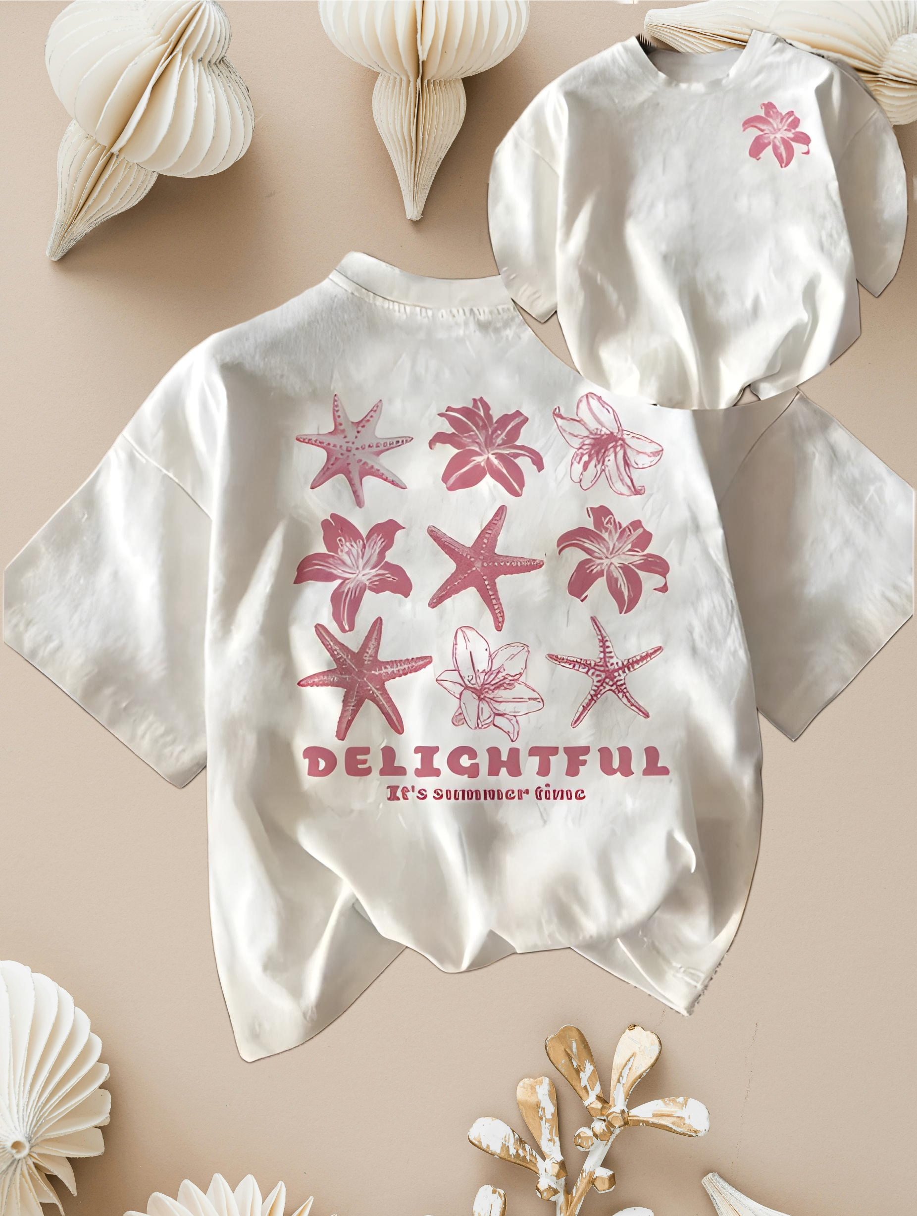"Delightful" Oversized Tee